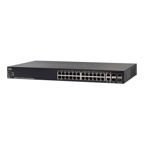 SG550X-24MPP-K9-EU Коммутатор Cisco SG550X-24MPP 24-port Gigabit PoE Stackable Switch