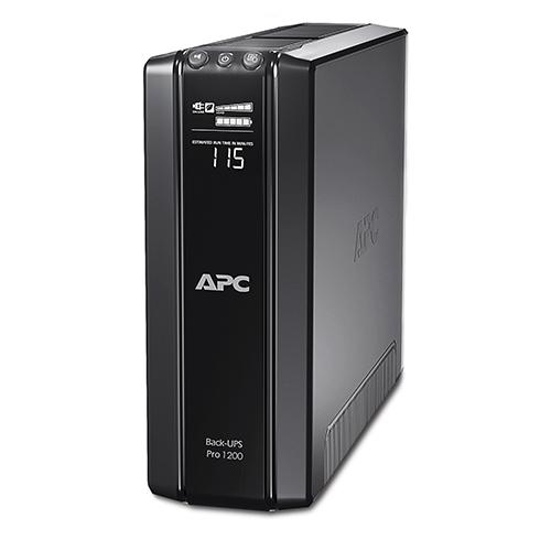 BR1200G-RS  ИБП APC Back-UPS Pro, Line-Interactive, 1200VA / 720W, Tower, Schuko, LCD, Serial+USB