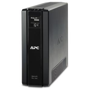 BR1500G-RS  ИБП APC Back-UPS Pro, Line-Interactive, 1500VA / 865W, Tower, Schuko, LCD, Serial+USB, подкл. доп. батарей