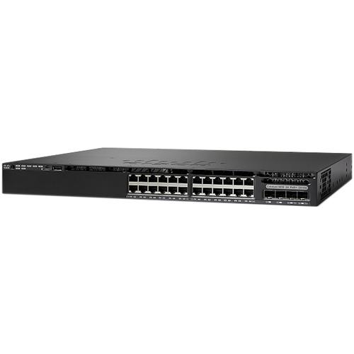 WS-C3650-24PS-E Коммутатор Cisco Catalyst 3650 24 Port PoE 4x1G Uplink IP Services