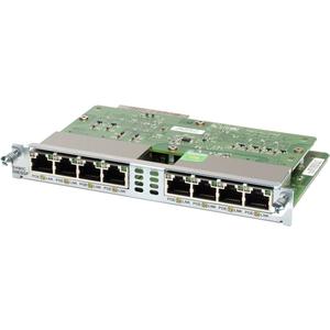 EHWIC-D-8ESG-P= Модуль Eight port 10/100/1000 Ethernet switch interface card w/ PoE