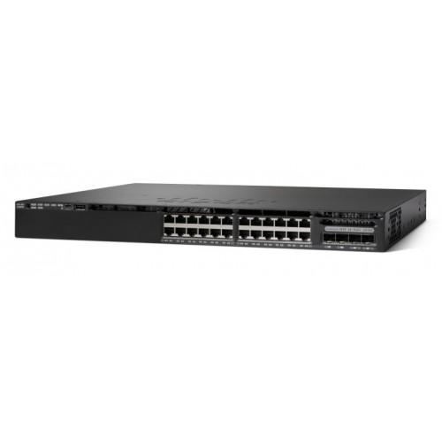 WS-C3650-24PD-E Коммутатор Cisco Catalyst 3650 24 Port PoE 2x10G Uplink IP Services