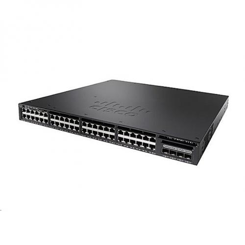WS-C3650-48FS-S Коммутатор Cisco Catalyst 3650 48 Port Full PoE 4x1G Uplink IP Base