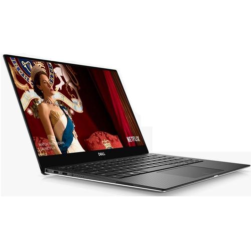 Dell  XPS 13.3" FHD (1920 x 1080) InfinityEdge display, Silver, i7-8550U (8M Cache, up to 4.0 GHz), 8GB LPDDR3 1866MHz, 256GB PCIe Solid State Drive, Killer 1435 802.11ac 2x2 and Bluetooth, No Fingerprint, keyb, Thermal Plate for SSD, Dell Adapter USB-C t