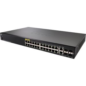 SF350-24P-K9-EU Коммутатор Cisco SF350-24P 24-port 10/100 POE Managed Switch